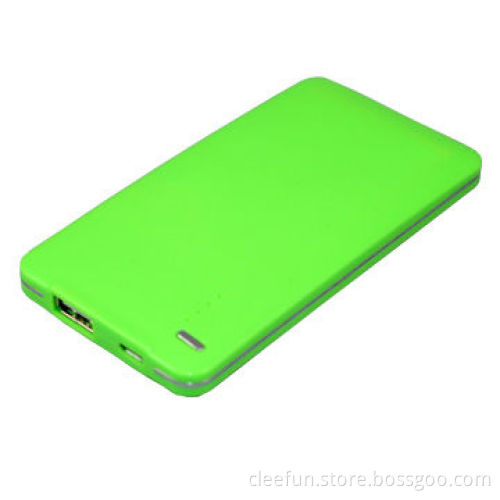 4000mAh LED ultra slim portable power bank for smartphones, iPad, iPhone, Samsung, MP3 and more
